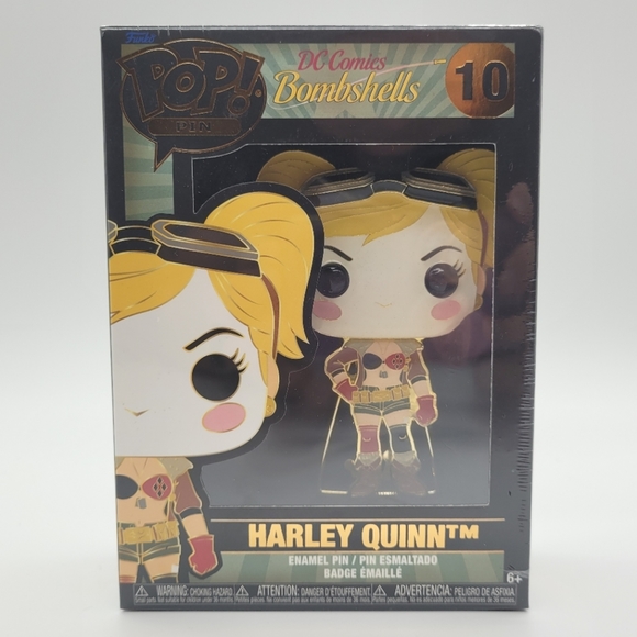 FUNKO | Harley Quinn DC Comics Bombshells #10 enamel pin - Picture 3 of 5